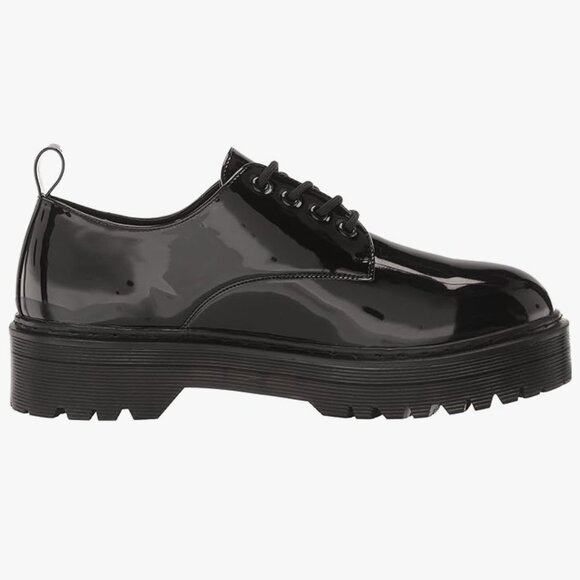 NWOB UNIONBAY Chunky Penny Loafers 'Mercy' in Patent Black 🖤 Size 9 - Picture 2 of 7